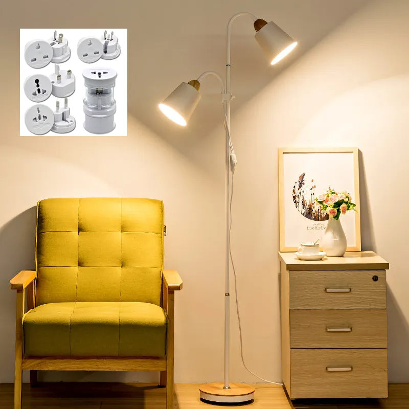 Lampadaire double tête Salon Chambre Chevet