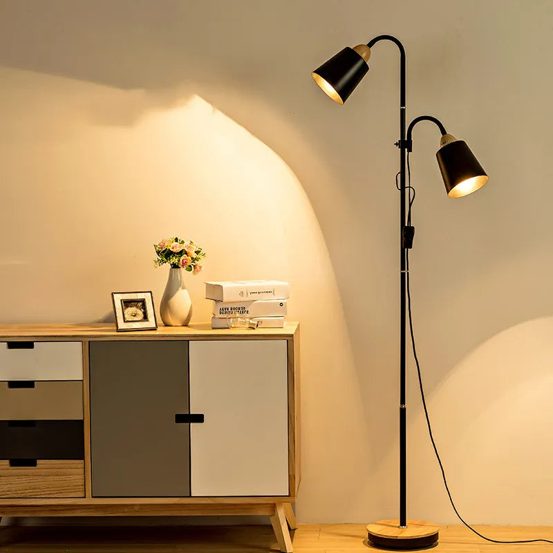 Lampadaire double tête Salon Chambre Chevet