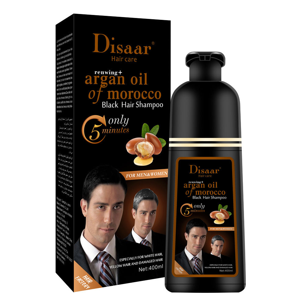 Disaar Aloe Argan Oil Nourishing Hair Dye Shampoo