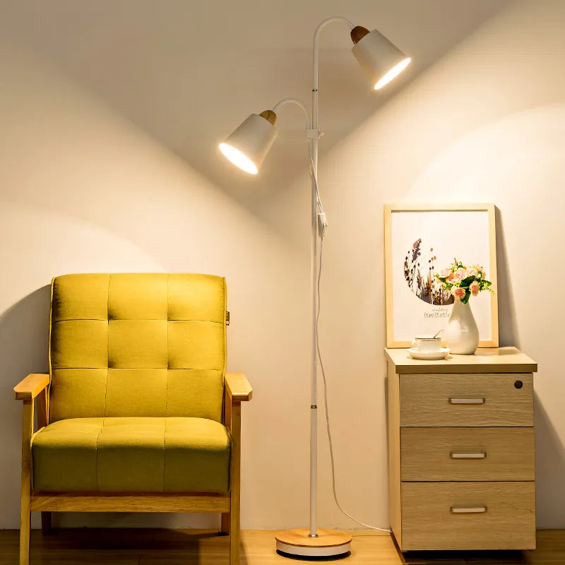 Lampadaire double tête Salon Chambre Chevet