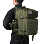 45L Tactical Backpack Survival Bag Hunting MOLLE Backpack GYM For Men EDC Outdoor Hiking Rucksack With Bottle Holder Erobaa