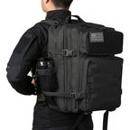 45L Tactical Backpack Survival Bag Hunting MOLLE Backpack GYM For Men EDC Outdoor Hiking Rucksack With Bottle Holder Erobaa