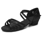 Girls Dance Shoes For Women Ladies Ballroom Latin Children/Kids Tango Salsa Latin Dancing Shoes Low Heel Salsa Training Shoes