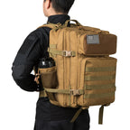 45L Tactical Backpack Survival Bag Hunting MOLLE Backpack GYM For Men EDC Outdoor Hiking Rucksack With Bottle Holder Erobaa