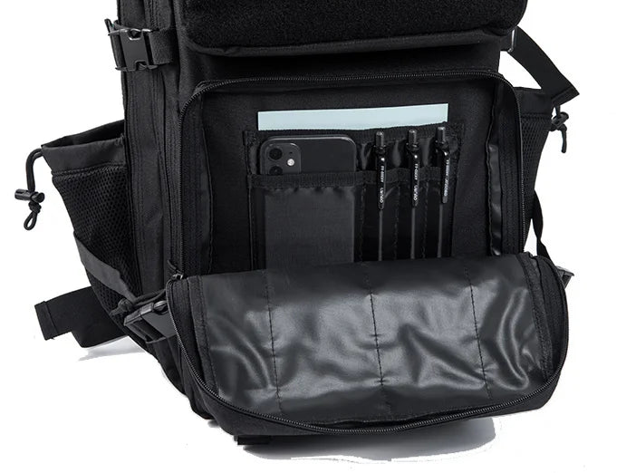 45L Tactical Backpack Survival Bag Hunting MOLLE Backpack GYM For Men EDC Outdoor Hiking Rucksack With Bottle Holder Erobaa