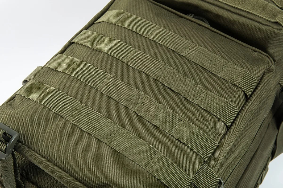 45L Tactical Travel Backpack Molle Large Capacity Multi Pocket Storage Bag Durable Wear Resistant Camping Hiking Trekking Bushcraft Daypack Heavy Duty Rucksack For Men Women Business Trips Mountain Climbing Daily Commute Lugg Erobaa