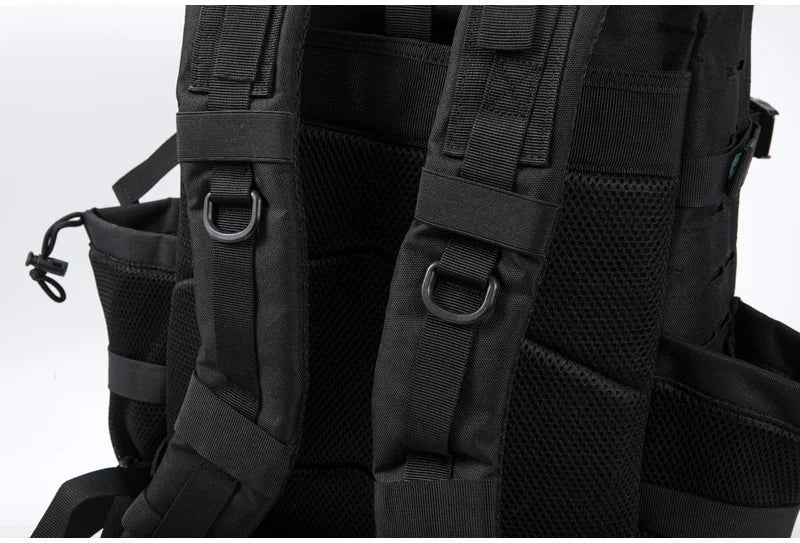 45L Tactical Backpack Survival Bag Hunting MOLLE Backpack GYM For Men EDC Outdoor Hiking Rucksack With Bottle Holder Erobaa