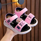 Summer Baby Sandals Solid Color Baby Boy Sandals Soft Sole Anti-slip Boys Girls Sandals Toddler Baby Shoes Beach 2-12 Years