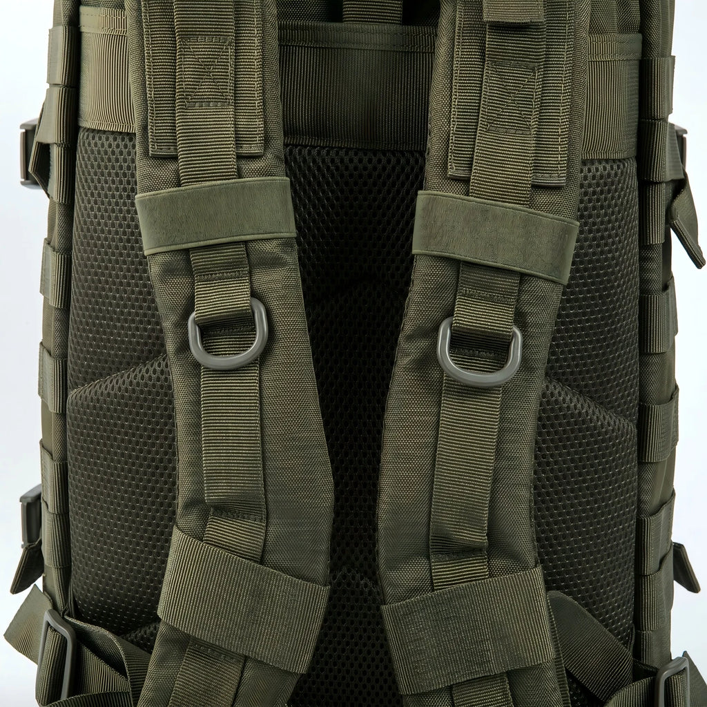 45L Tactical Travel Backpack Molle Large Capacity Multi Pocket Storage Bag Durable Wear Resistant Camping Hiking Trekking Bushcraft Daypack Heavy Duty Rucksack For Men Women Business Trips Mountain Climbing Daily Commute Lugg Erobaa