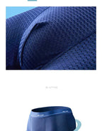 4pcs Men's Boxer Shorts Ice Silk Underwear Plus Size Underpants Cool Breathable Sexy Slim Panties Mesh Lingerie Wholesale Lots