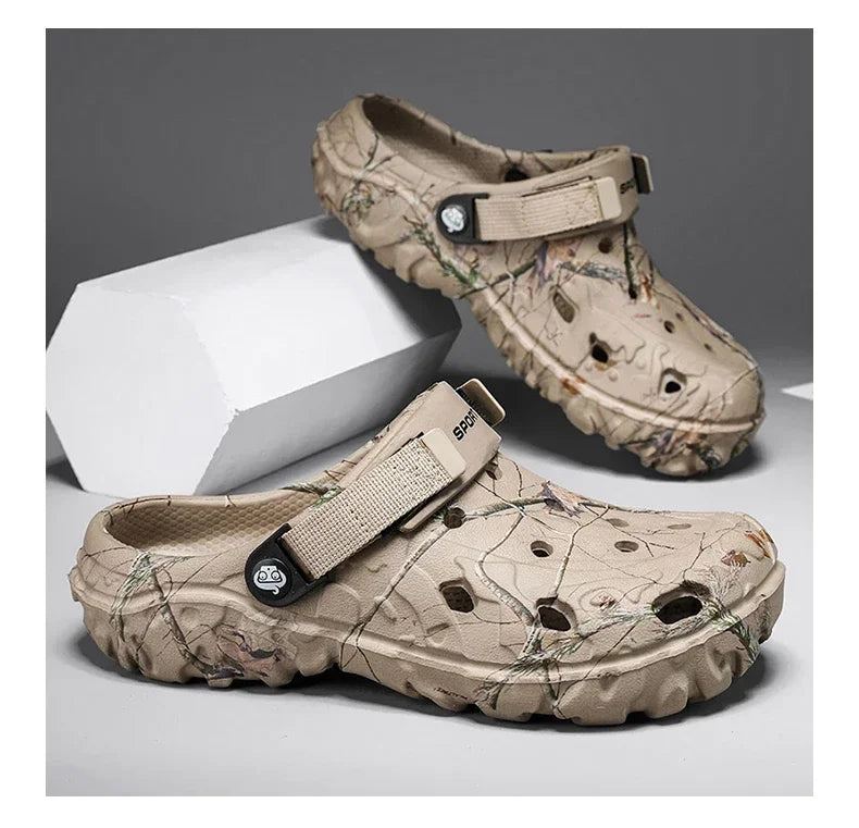 Men Garden Platform Sandals Man Summer Sandals Male Sneakers Outdoor Flip Flops Home Clogs
