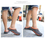 Men's and Women's Summer Sandals Clogs Casual Round Toe Slip on Outdoor Geometric Pattern Anti-slip Beach Hole Shoes Plus 46 47