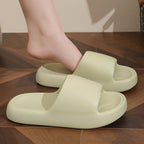 Slides Summer Flat Beach Sandals Woman Thick Platform Cloud Slippers