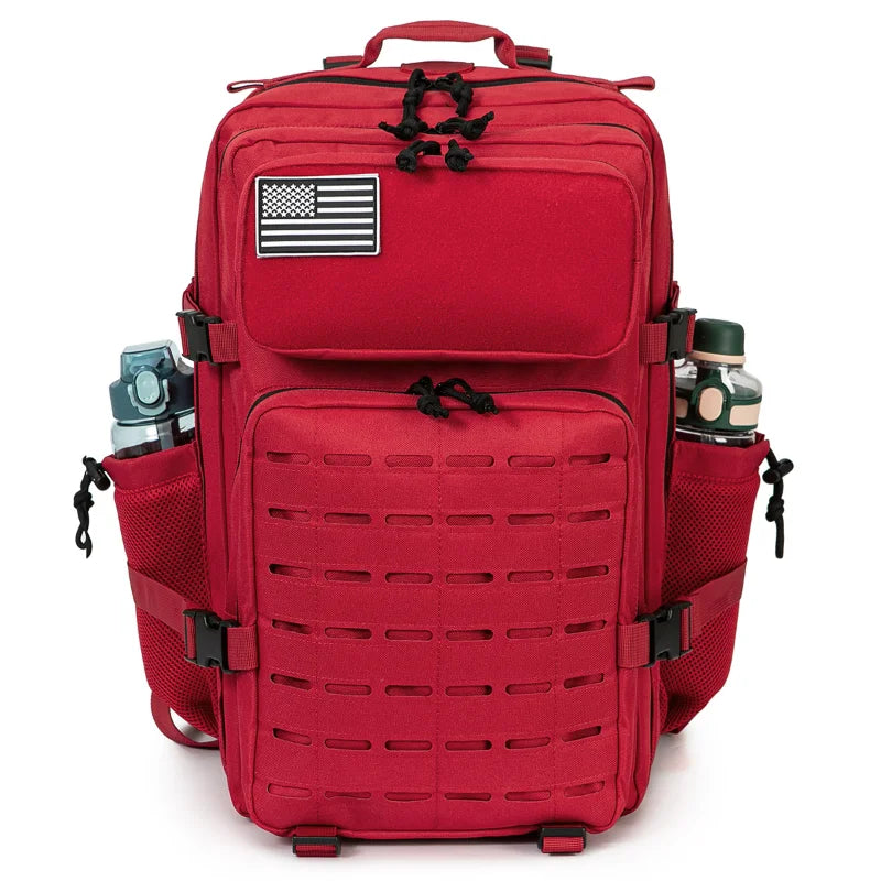 45L Tactical Backpack Survival Bag Hunting MOLLE Backpack GYM For Men EDC Outdoor Hiking Rucksack With Bottle Holder Erobaa