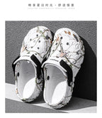 Men Garden Platform Sandals Man Summer Sandals Male Sneakers Outdoor Flip Flops Home Clogs
