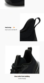 Shoes Lightweight Wear Resistant Shock Absorb Breathable Soft Soled Male Sneakers