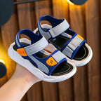 Summer Baby Sandals Solid Color Baby Boy Sandals Soft Sole Anti-slip Boys Girls Sandals Toddler Baby Shoes Beach 2-12 Years