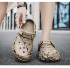 Men Garden Platform Sandals Man Summer Sandals Male Sneakers Outdoor Flip Flops Home Clogs