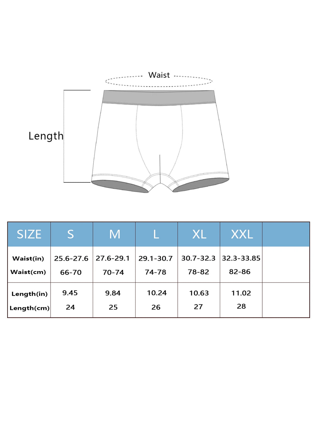Men's underpants 3 pairs of personalized fashion solid color boxer shorts comfortable, soft and non-marking boys' boxer shorts