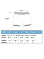 Men's underpants 3 pairs of personalized fashion solid color boxer shorts comfortable, soft and non-marking boys' boxer shorts