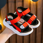 Summer Baby Sandals Solid Color Baby Boy Sandals Soft Sole Anti-slip Boys Girls Sandals Toddler Baby Shoes Beach 2-12 Years