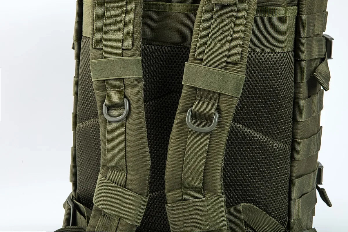 45L Tactical Travel Backpack Molle Large Capacity Multi Pocket Storage Bag Durable Wear Resistant Camping Hiking Trekking Bushcraft Daypack Heavy Duty Rucksack For Men Women Business Trips Mountain Climbing Daily Commute Lugg Erobaa
