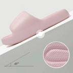 Slides Summer Flat Beach Sandals Woman Thick Platform Cloud Slippers