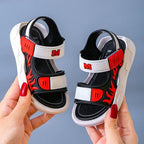 Summer Baby Sandals Solid Color Baby Boy Sandals Soft Sole Anti-slip Boys Girls Sandals Toddler Baby Shoes Beach 2-12 Years