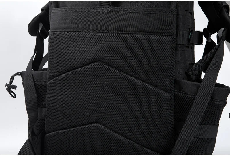 45L Tactical Backpack Survival Bag Hunting MOLLE Backpack GYM For Men EDC Outdoor Hiking Rucksack With Bottle Holder Erobaa