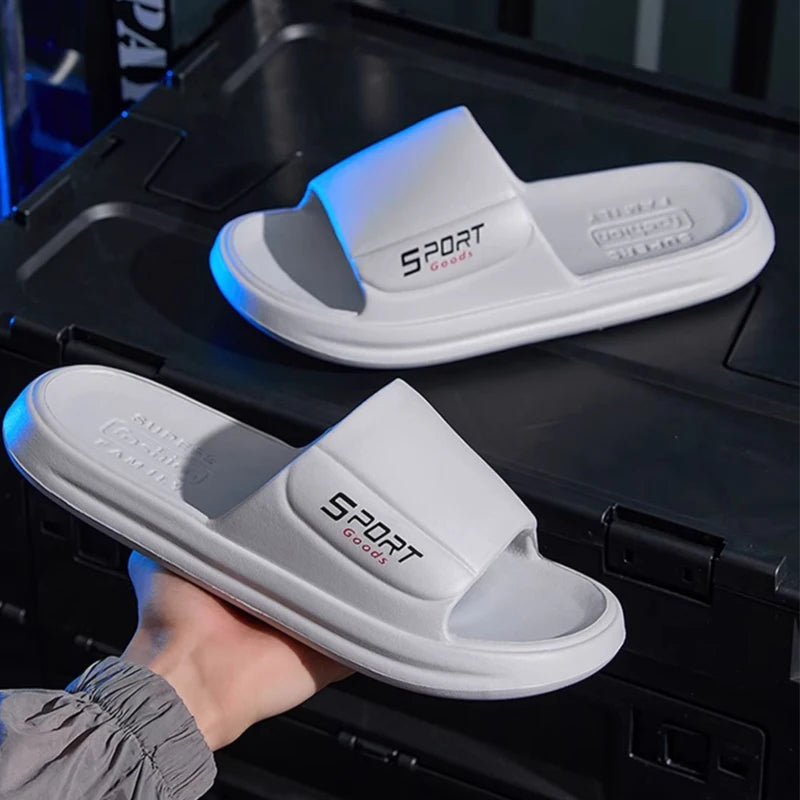 Big Size Summer Slippers Men Women Soft Bottom Indoor Home Slides Sandals