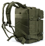 45L Tactical Travel Backpack Molle Large Capacity Multi Pocket Storage Bag Durable Wear Resistant Camping Hiking Trekking Bushcraft Daypack Heavy Duty Rucksack For Men Women Business Trips Mountain Climbing Daily Commute Lugg Erobaa
