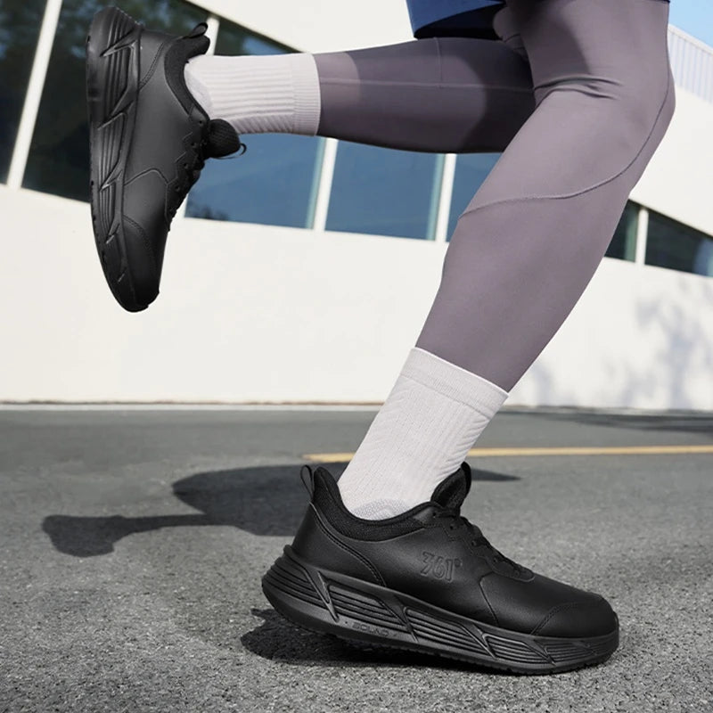 Shoes Lightweight Wear Resistant Shock Absorb Breathable Soft Soled Male Sneakers