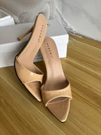 Designer Luxury Sexy Thin High Heel Summer Women Slippers Fashion Peep Toe Dress Slides Ladies Stripper Party Sandals