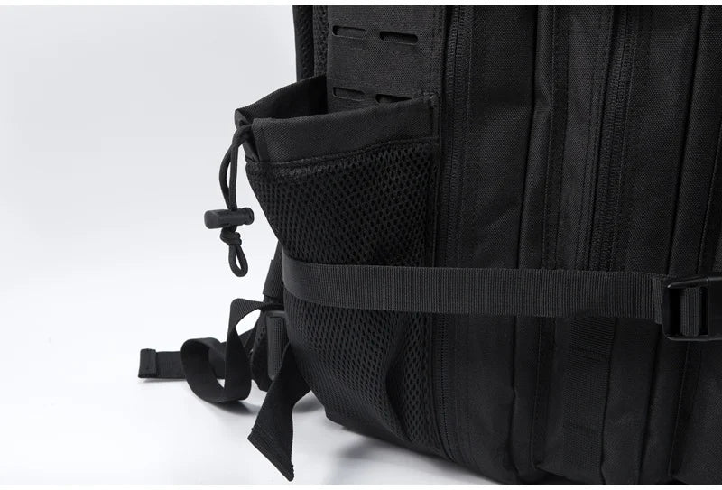 45L Tactical Backpack Survival Bag Hunting MOLLE Backpack GYM For Men EDC Outdoor Hiking Rucksack With Bottle Holder Erobaa