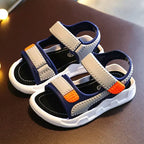 Summer Baby Sandals Solid Color Baby Boy Sandals Soft Sole Anti-slip Boys Girls Sandals Toddler Baby Shoes Beach 2-12 Years
