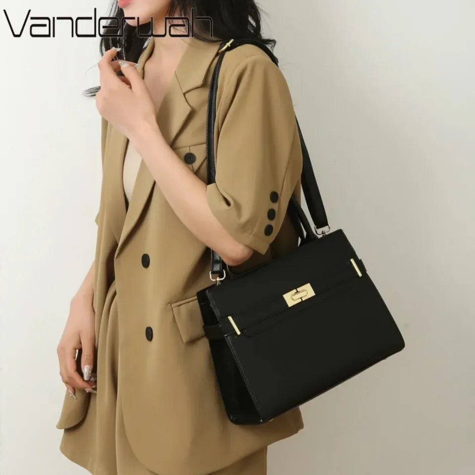3 Sets Or 1 Big Bag Women's Handbag Large Capacity Bags Luxury Shoulder Crossbody Bags Small Coin Purse Quality Leather Sac Hot Erobaa