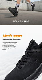 Shoes Lightweight Wear Resistant Shock Absorb Breathable Soft Soled Male Sneakers