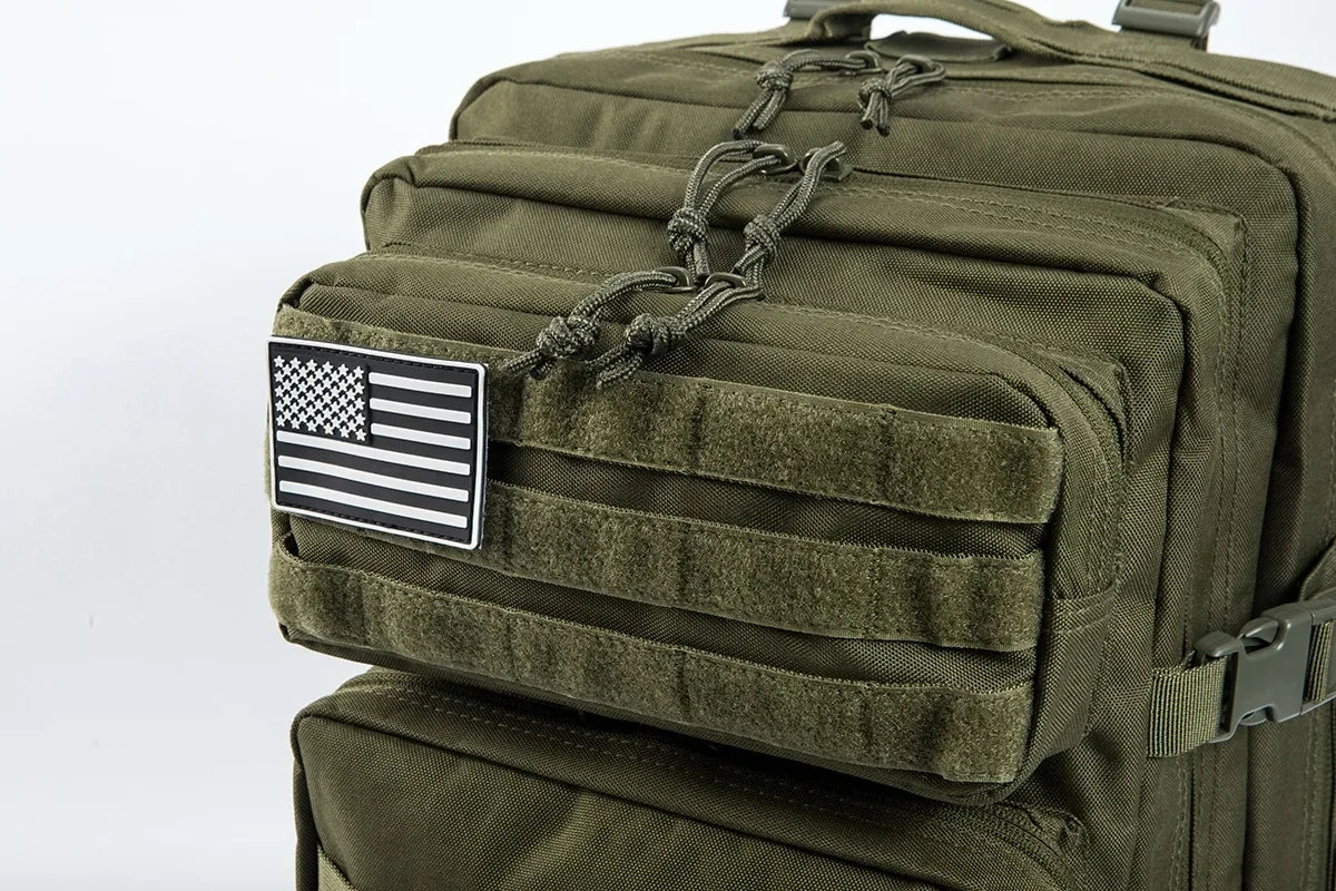 45L Tactical Travel Backpack Molle Large Capacity Multi Pocket Storage Bag Durable Wear Resistant Camping Hiking Trekking Bushcraft Daypack Heavy Duty Rucksack For Men Women Business Trips Mountain Climbing Daily Commute Lugg Erobaa