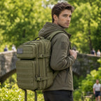 45L Tactical Travel Backpack Molle Large Capacity Multi Pocket Storage Bag Durable Wear Resistant Camping Hiking Trekking Bushcraft Daypack Heavy Duty Rucksack For Men Women Business Trips Mountain Climbing Daily Commute Lugg Erobaa